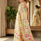 Anaita Cream Linen Woven Work Saree With Blouse