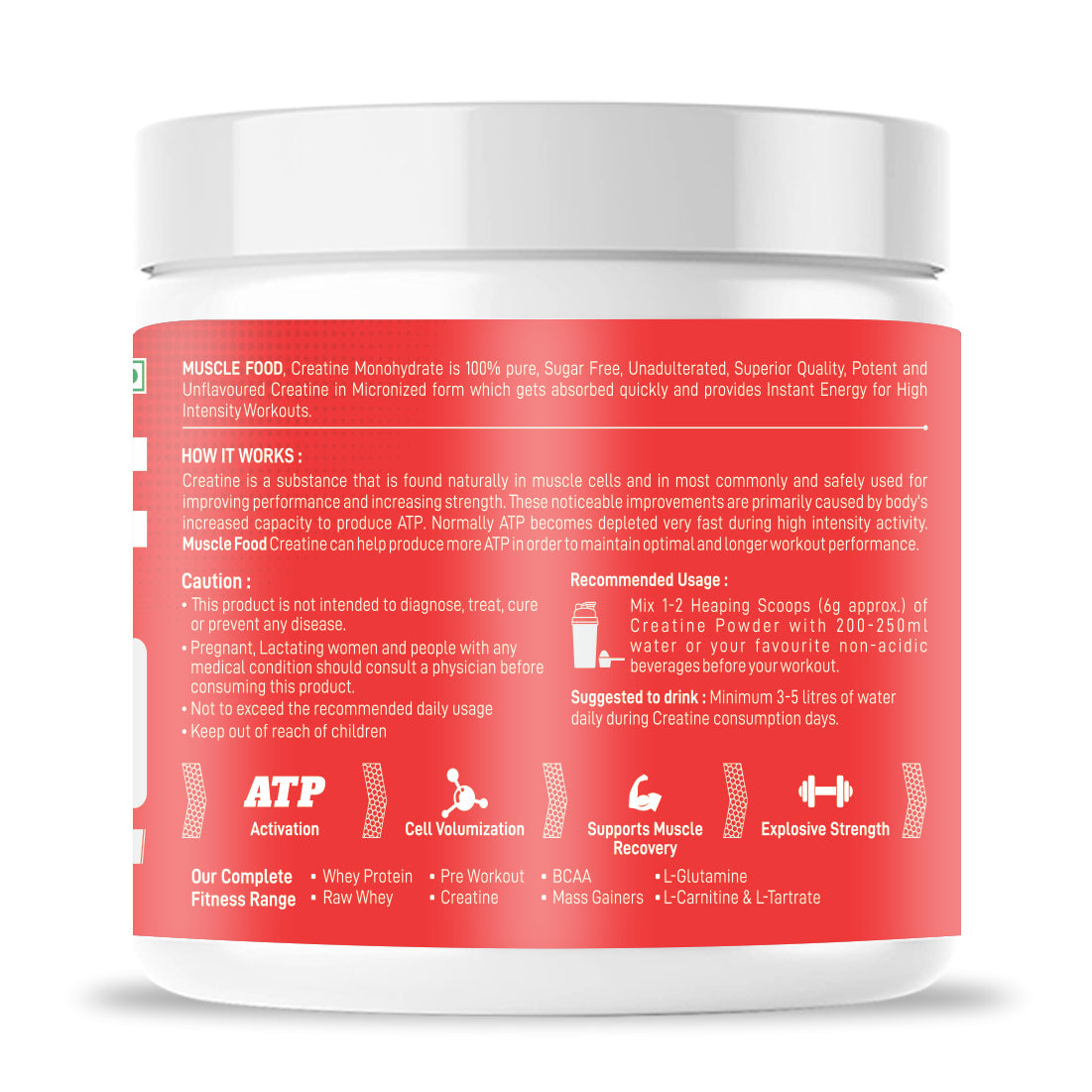 Dr Morpen Creatine Monohydrate Powder | Swadesiicart
