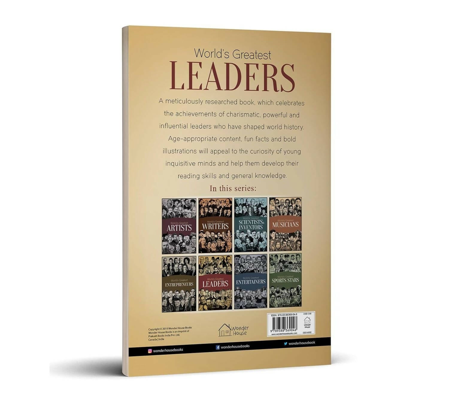 World's Greatest Leaders: Biographies of Inspirational Personalities For Kids by Wonder House Books - Swadesiicart