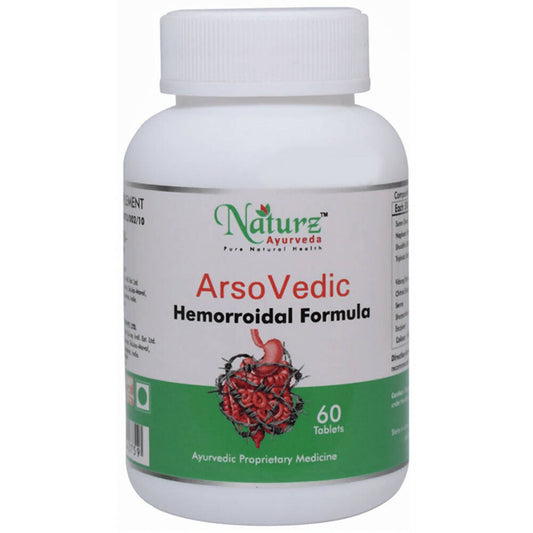 Naturz Ayurveda Arso Vedic Hemorroidal Formula Tablets | Swadesiicart