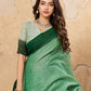 Shree Shyam Fashion Pista Green Linen Saree