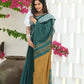 Beatitude Green Cotton Jacqaurd Border Tangail Handloom Saree