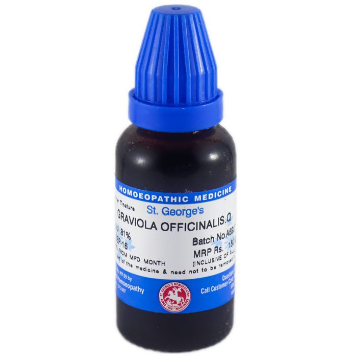 St. George's Homeopathy Graviola Officinalis Mother Tincture Q - Swadesiicart