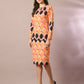 Myshka Women's Multi Printed Round Neck Party Top With Skirt Co-ord set - Swadesiicart