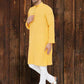 Even Apparels Pure Cotton Yellow Kurta - Yellow | Swadesiicart