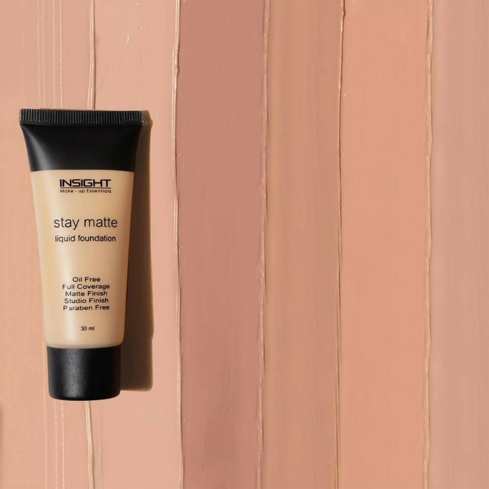 Insight Cosmetics Stay Matte Liquid Foundation - Classic Ivory - Swadesiicart
