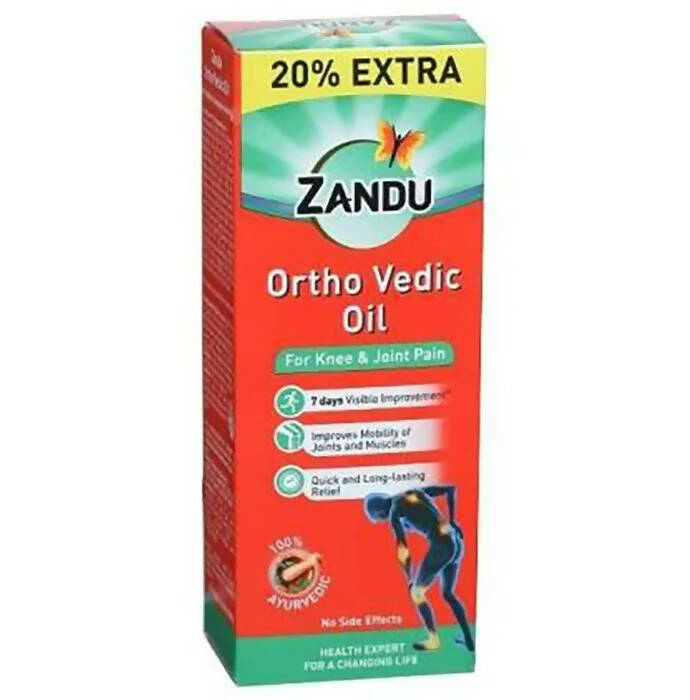 Zandu Ortho Vedic Knee & Joint Pain Oil - Swadesiicart