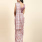 Pink Pure Georgette Sequence work Ready to wear Saree with stitched Blouse - Satiksha | Swadesiicart