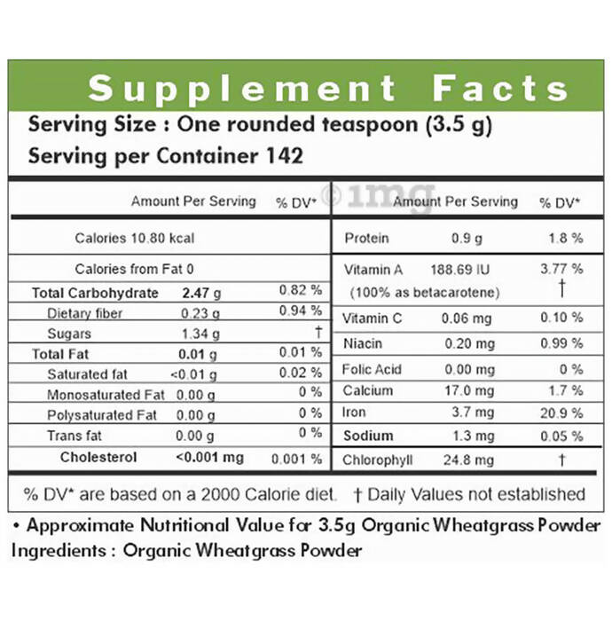 Naturz Ayurveda Wheatgrass Powder | Swadesiicart