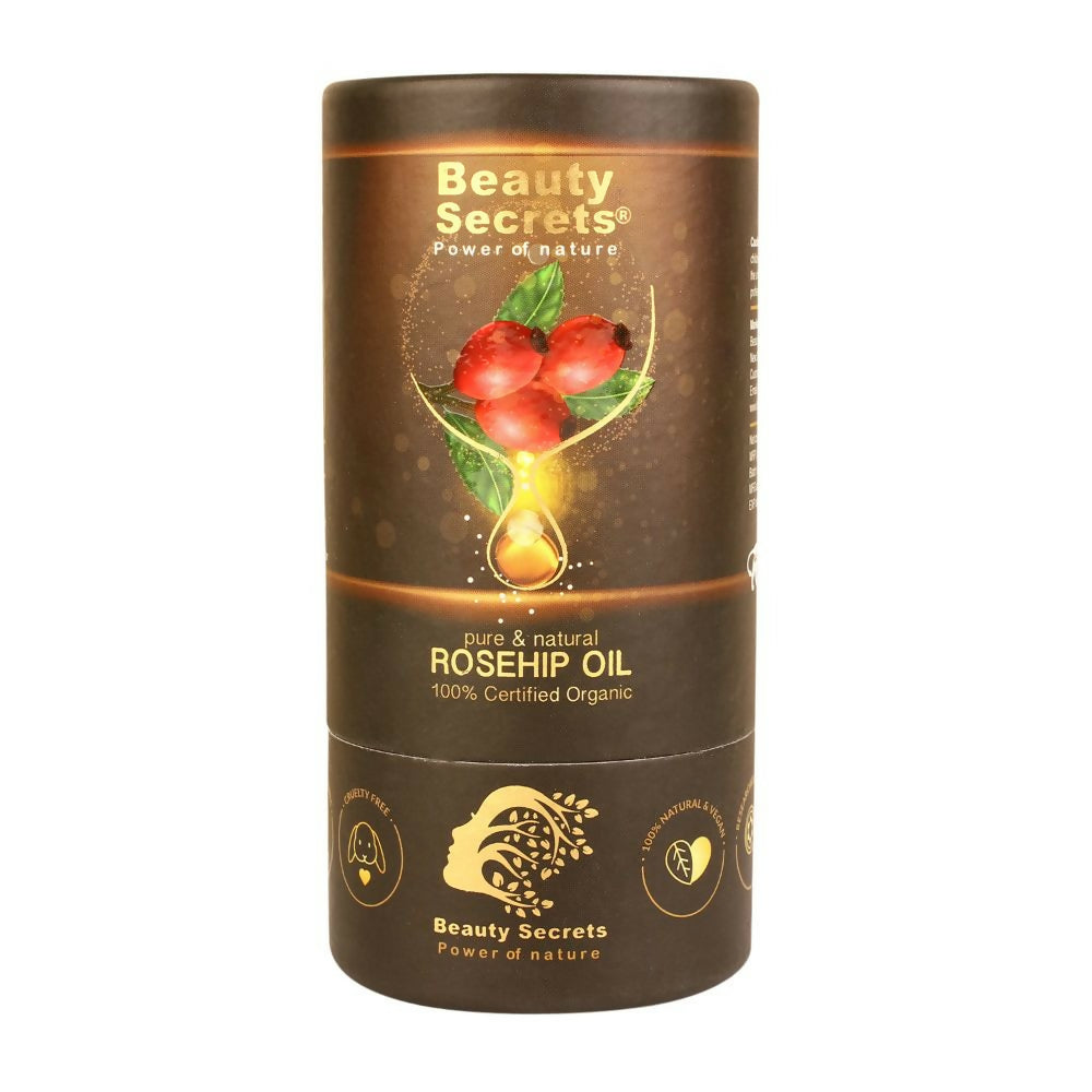 Beauty Secrets Certified Organic Rosehip Oil for Face and Body | Swadesiicart