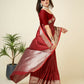 Joban Fashion Red Small Butti Banarasi Silk Sarees | Swadesiicart
