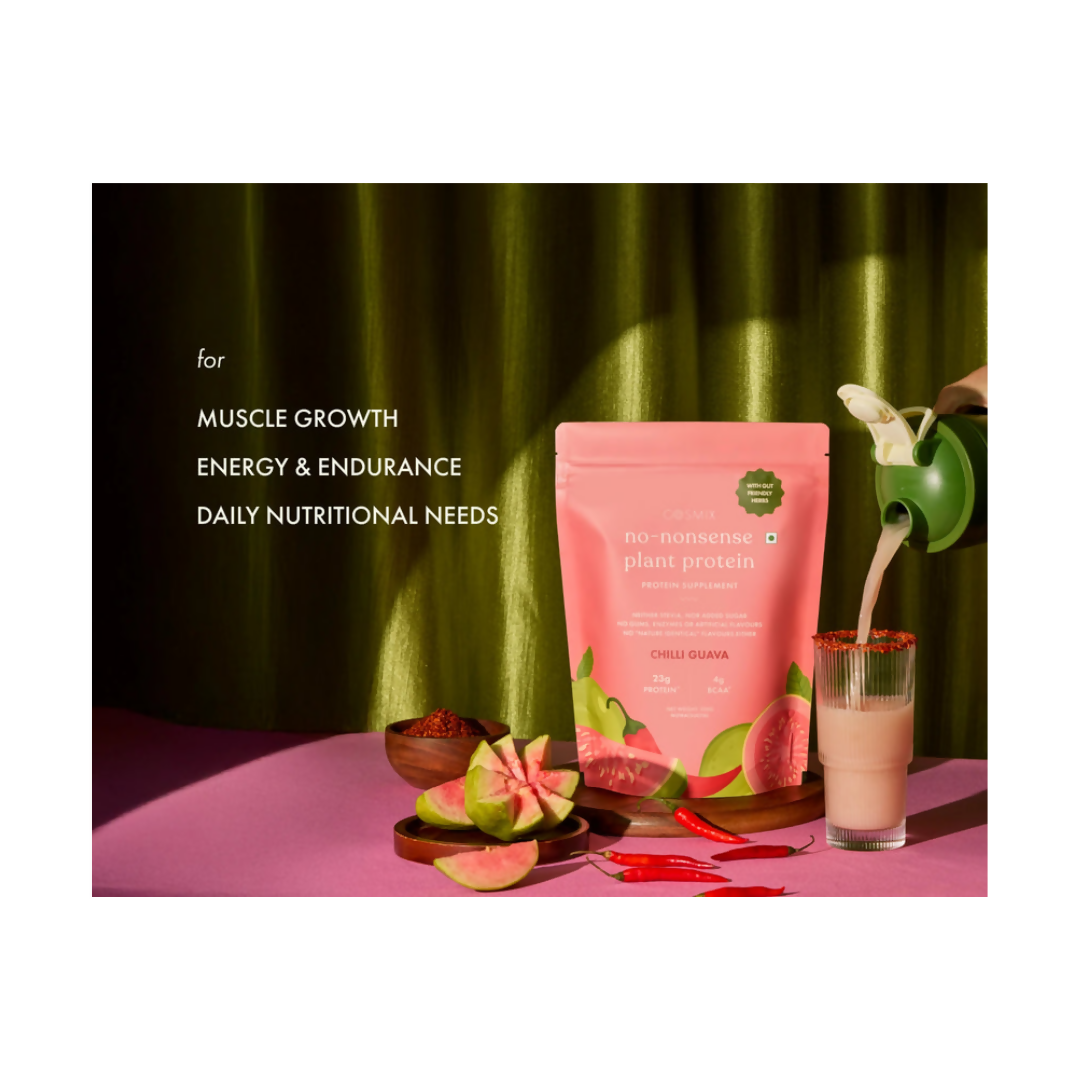 Cosmix No Nonsense Plant Protein Chilli Guava | Swadesiicart