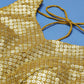 House of Panchhi Mustard Net Sequinse Work Lehenga & Blouse, Dupatta | Swadesiicart