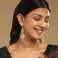 Nuyug 18k String of Pearls Gold Anti Tarnish Earrings | Swadesiicart