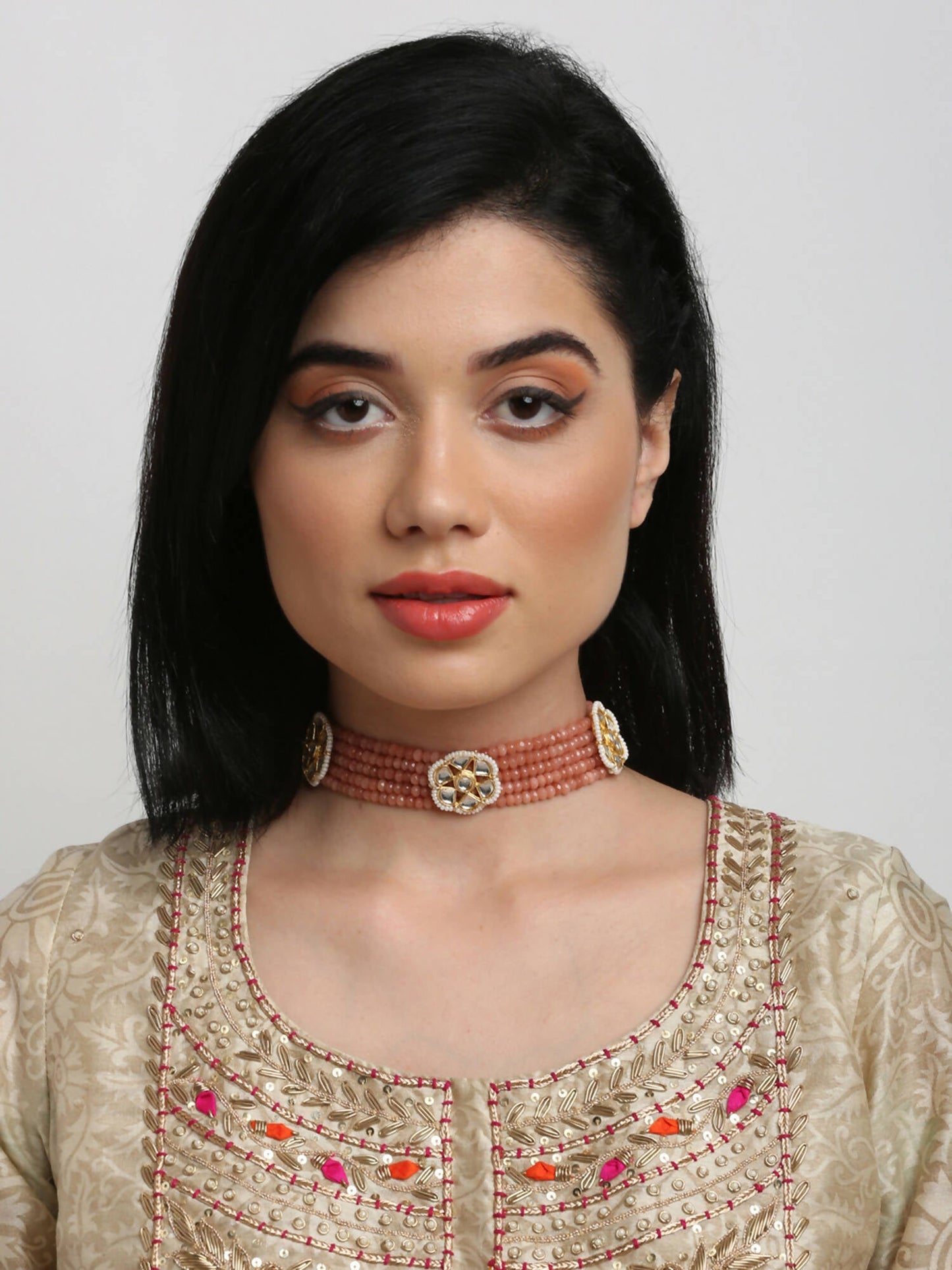 Kundan Choker - Ruby Raang | Swadesiicart