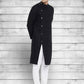 Even Apparels Black Cotton Linen Asymetrical Kurta - Black | Swadesiicart