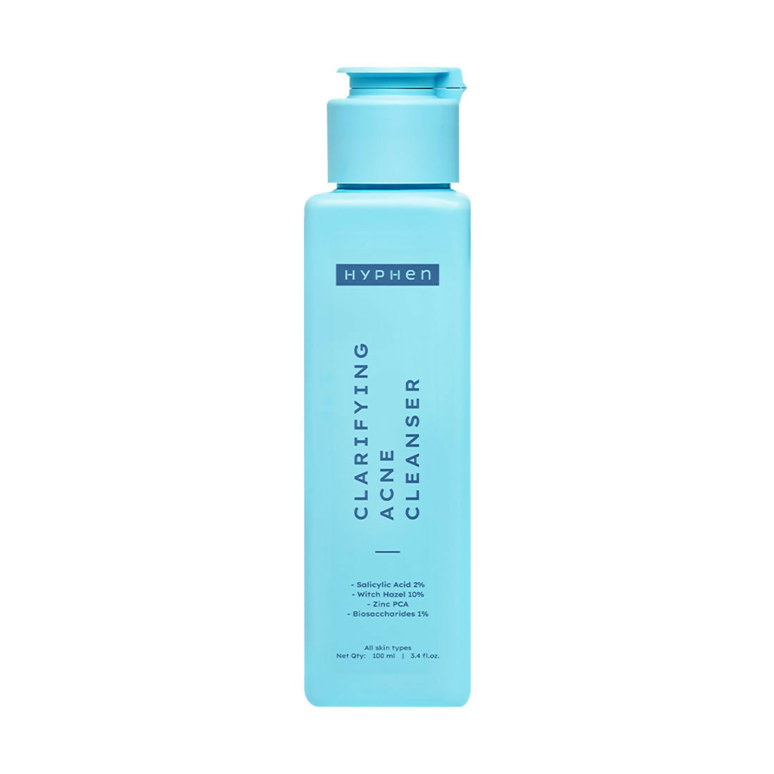 Hyphen By Kriti Sanon Clarifying Acne Cleanser With 2% Salicylic Acid, Anti-Acne Face Wash For Oil Control - Swadesiicart