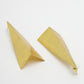 NVR Women Gold-Polished Geometric Shape Drop Earrings - Swadesiicart