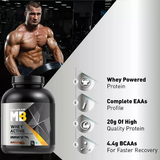 MuscleBlaze Whey Active Chocolate | Swadesiicart