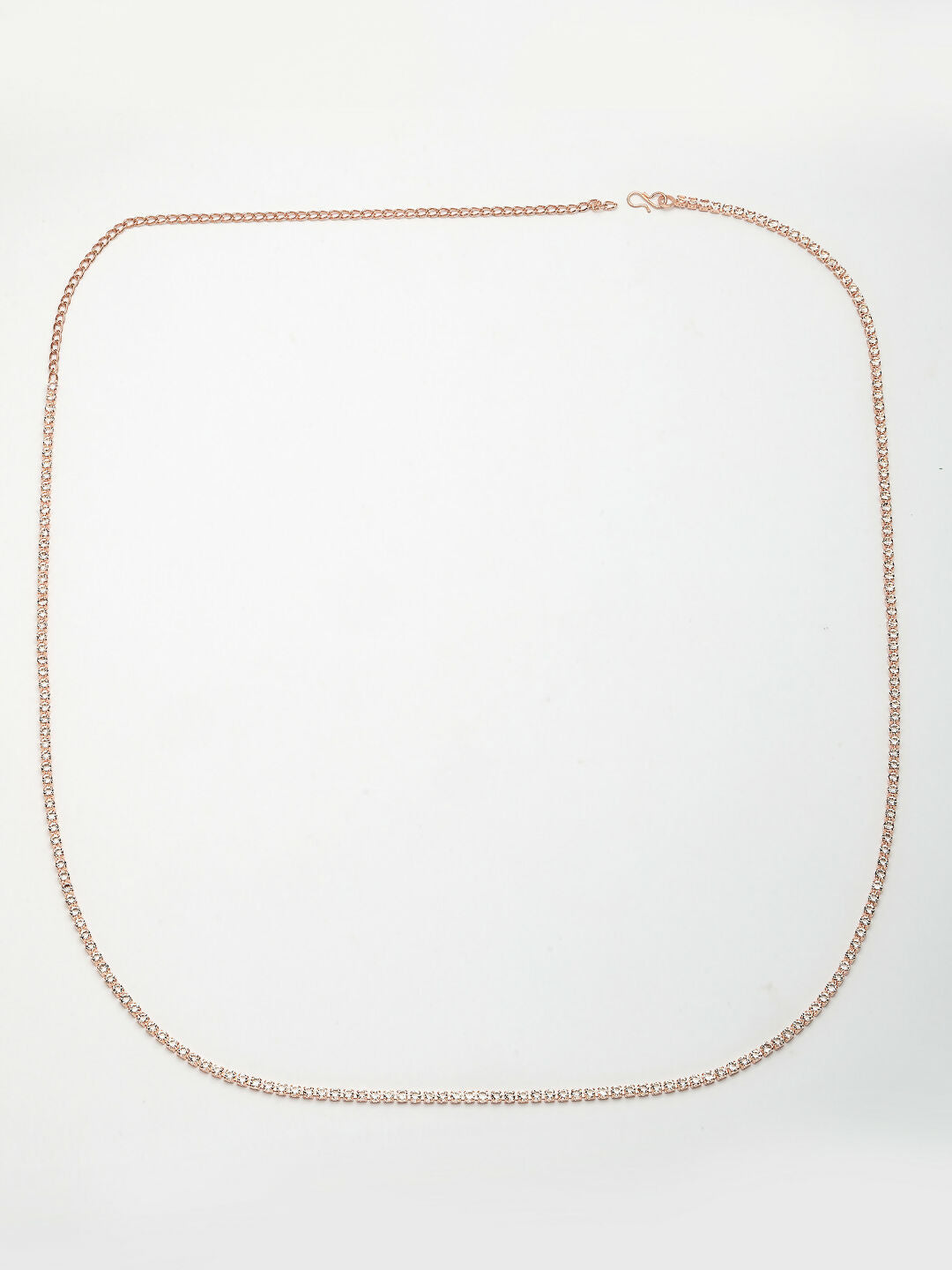 NVR Women's Rose Gold-Polished AD-Studded Kamarbandh Waist Chain | Swadesiicart