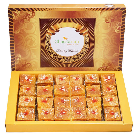 Ghasitaram Puffed Dryfruit Pastry Bites | Swadesiicart