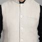 Even Apparels Nehru Jacket With Welt Pockets - Off White | Swadesiicart