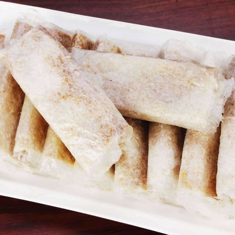 Dry Fruit Edible Rice Paper Sweet / Dry Fruit Pootharekulu | Swadesiicart