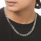 NVR Men Rhodium-Plated Stainless Steel Bohemian Chain | Swadesiicart