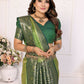 Aastha Fashion Pista Tissue Silk Weaving Saree