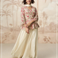 Anaita Cream Chiffon Embroidered With Sequins Work Salwar Suit