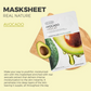 The Face Shop Real Nature Avocado Face Mask - Korean Skincare - Swadesiicart