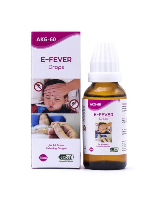 Excel Pharma AKG-60 E-Fever Drops | Swadesiicart