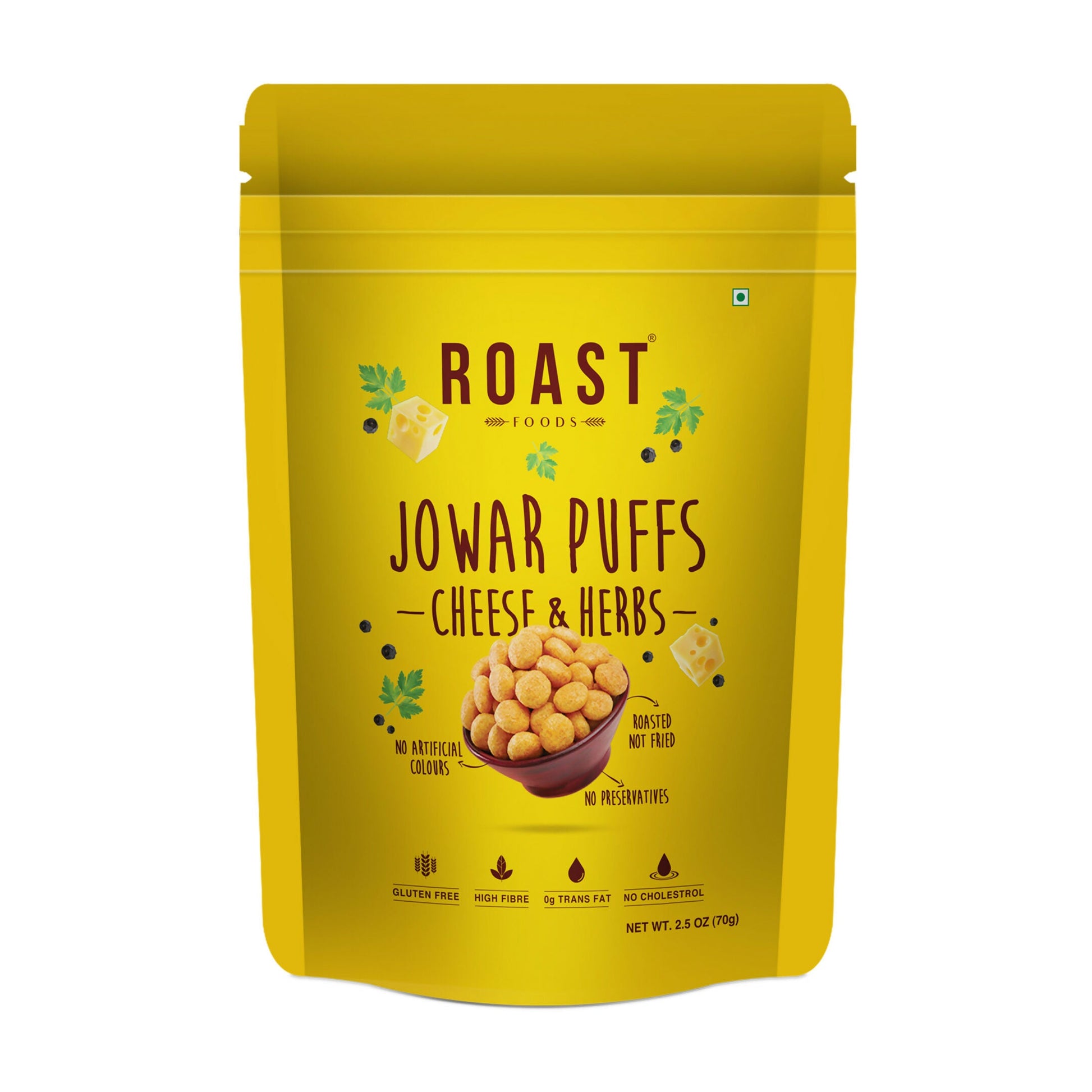 Roast Foods Jowar Puff Cheese & Herbs | Swadesiicart