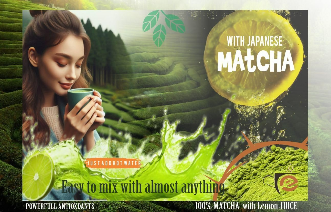 Eteasy Japanese Matcha Sun Dried Hibiscus Flower Powder | Swadesiicart