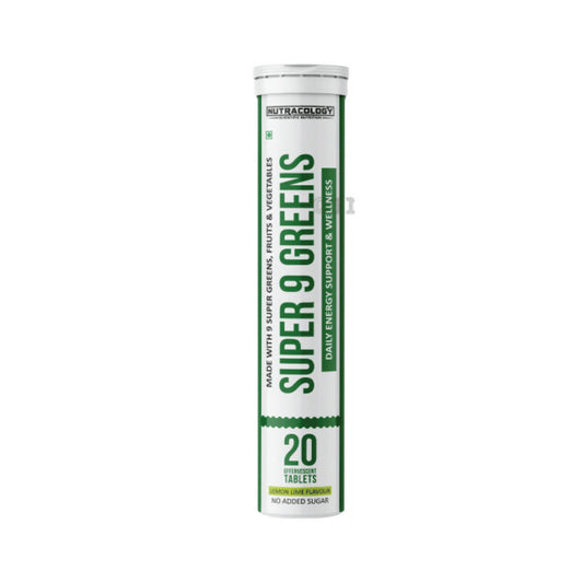 Nutracology Super 9 Greens Daily Wholefood Multivitamin For Immunity And Detox Plant - Vanalaya and Nutracology