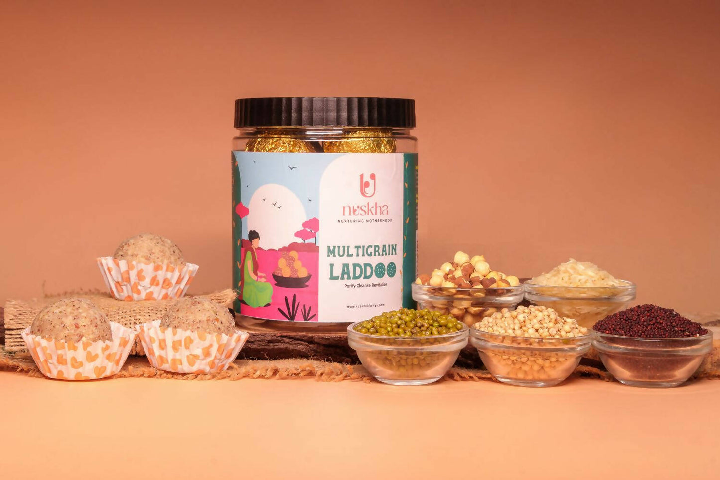 Nuskha Multigrain Laddoo | Swadesiicart