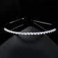 VOJ Silver Plated AD Studded Hairband | Swadesiicart