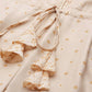 Ahalyaa Off White & Pink Printed Basic Jumpsuit - Swadesiicart