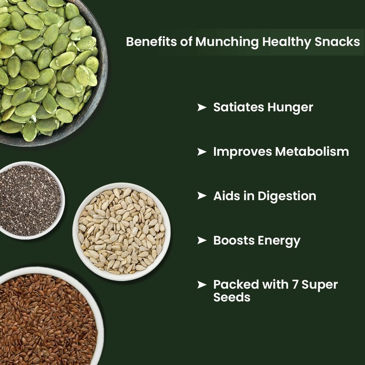 Sorich Organics Pudina 7-in-1 Seeds Cracker - Swadesiicart