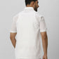 Ramraj Cotton Mens Half Sleeve Formal Poly Cotton White Shirt | Swadesiicart