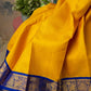DEIANA'S Beautiful Designer Golden zari Soft Lichi Silk Saree - Yellow - Swadesiicart