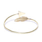 Priyaasi Gold-Polished Cuff Bracelet For Girls & Women - Swadesiicart