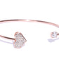 Priyaasi Gold Tone Open Adjustable Fashion Cuff Bracelet Bangle For Women And Girls - Swadesiicart