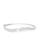 Priyaasi Women Silver-Plated American Diamond and Pearls Studded Bracelet - Swadesiicart