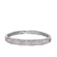 Priyaasi Women Gunmetal-Plated American Diamond Studded Bracelet - Swadesiicart