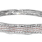 Priyaasi Women Gunmetal-Plated American Diamond Studded Bracelet - Swadesiicart