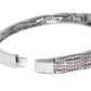 Priyaasi Women Gunmetal-Plated American Diamond Studded Bracelet - Swadesiicart