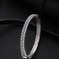Priyaasi Women Silver-Plated American Diamond Studded Bracelet - Noz2Toz