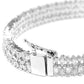 Priyaasi Women Silver-Plated American Diamond Studded Bracelet - Swadesiicart