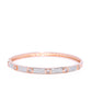 Priyaasi Women Rose Gold-Polished American Diamond Studded Bracelet - Swadesiicart